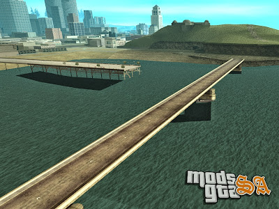 Pista Drag Bridge para GTA San Andreas